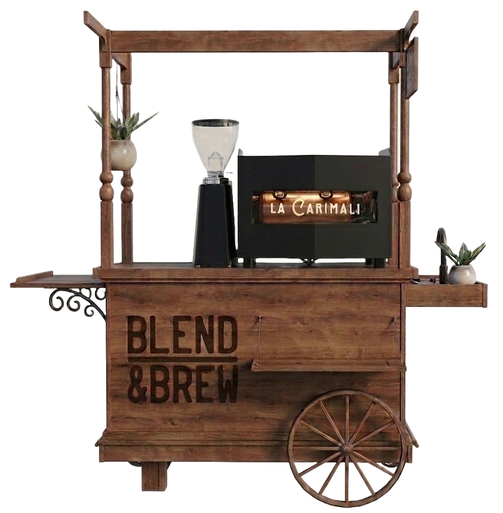 Coffee wagon setup